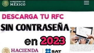 Como Generar la Cedula de Identificación Fiscal CIF En El SAT 2024 [upl. by Ellicott393]