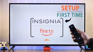 Insignia Fire TV How to Setup Insignia Smart TV Beginners [upl. by Ahseela]