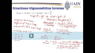 ecuaciones trigonométricas inversas [upl. by Akenor]