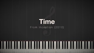 Time from quotInceptionquot \\ Hans Zimmer \\ Synthesia Piano Tutorial [upl. by Diao754]