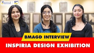 Inspiria design exhibition 2024  interview with BMAGD Students  Inspiria Knowledge Campus [upl. by Ahsit457]