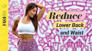 Eliminate Fat from Your Lower Back and Waist  Easy and effective Workout [upl. by Teador]