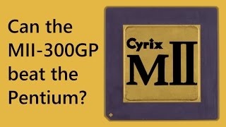 Cyrix M II  300 Review DOS Retro Gaming [upl. by Lohcin]