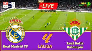 LIVE 🔴 Real Madrid vs Real Betis  Spain LaLiga Match 2024  Live Football Match Pes 21 [upl. by Nezah985]