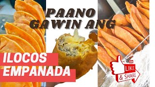 HOW TO MAKE ILOCOS EMPANADA  ILOCOS RECIPE IlocosEmpanada  The Pizas Channel [upl. by Mehcanem]