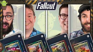 First Look FALLOUT Precon Decks  Dogmeat vs Dr Madison vs Mothman vs Caesar [upl. by Nomelif181]