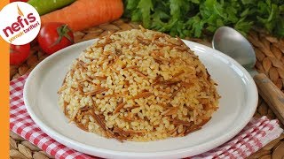 Tel Şehriyeli Bulgur Pilavı Tarifi  Nasıl Yapılır [upl. by Wendalyn]