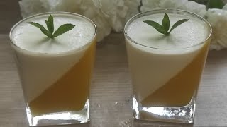 mango panna cotta  mango panna cotta recipe  panna cotta  how to make panna c [upl. by Reinert329]