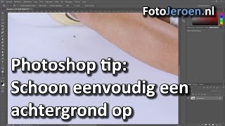 Witte ondergrond opschonen Photoshop [upl. by Kire948]