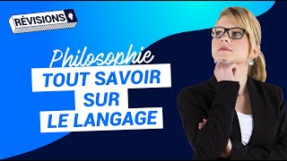 Le langage fiche de révisions  Bac de philosophie  Terminale [upl. by Kissel695]