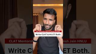 Write both CLAT amp AILET Exam shorts clat ailetexam ailet2025 [upl. by Nerfe]