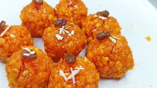 Motichoor Laddu Recipe आसानी से youtube cooking video [upl. by Vladimir]