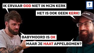 Eindelijk Tim Hofman Ontmaskerd Christen vs atheïst [upl. by Nodnil161]