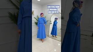 Lara Etekli Takım Tesettür Etek Takım Modelleri modestfashion [upl. by Dan]