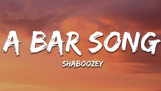 Shaboozey  A Bar Song Tipsy Lyrics [upl. by Yrreg]