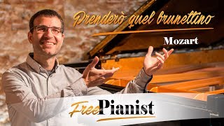 Prenderò quel brunettino  KARAOKE  PIANO ACCOMPANIMENT  Così fan tutte  Mozart [upl. by Intyrb]