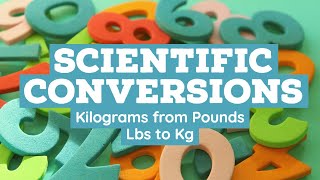 Kilogram from pound lbs to kg conversion using dimensional analysis made easy [upl. by Lorrimor]