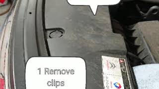 How to remove Citroen c4 picasso front bumper [upl. by Nicko245]