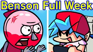 Friday Night Funkin VS Benson FULL WEEK  Mordecai amp Rigby FNF Mod Regular Show Cartoon [upl. by Dilly]