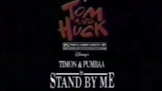 Tom and Huck amp Timon and Pumbaa Stand By Me commercial 1995 [upl. by Neyud847]