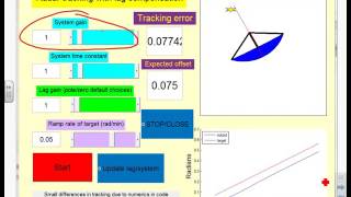 Matlab GUIs  satellite tracking with a radar and lag compensator design [upl. by Lincoln95]