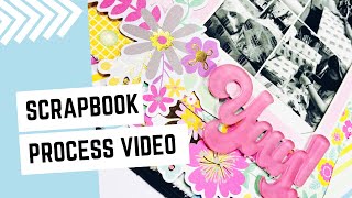 Scrapbook Process Video 208  Yay  Color Cast Designs DT [upl. by Lzeil337]