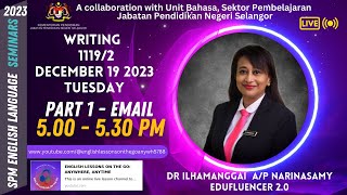 SPM 2023 11192 WRITING PART 1 EMAIL [upl. by Uohk]