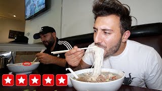 Eating at The Best Reviewed Pho Spot In My City  WHAT WE REALLY FOUND [upl. by Covell]