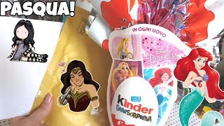 UOVA DI PASQUA KINDER 2019 PRINCIPESSE DISNEY SUPER HERO GIRLS Justice League Santoro gorjuss [upl. by Ibur869]