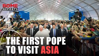 10 years ago Francis became the first pope to visit Asia in over two decades [upl. by Sinnal]