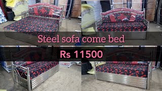 Steel sofa come bed no7Steelsofacomebed [upl. by Anada]