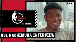 Rui Hachimura on being back in Japan amp goals for the Wizards this season  NBA Today [upl. by Tudela992]