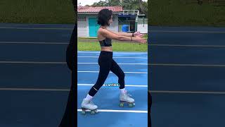 Ejercicio en PATINES para dominarlos mejor rollerskating shortsvideo [upl. by Tymon]