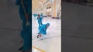 Amazingmakkah madinahpak cleaning [upl. by Ardnasirk957]