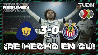 HIGHLIGHTS  Pumas 3 31 0 Chivas  4tos Final  AP2023  TUDN [upl. by Kate]