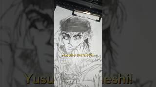 Yusuke urameshi Ao pedido de hugoamaro761 anime mangaart edits desenho art [upl. by Decamp881]