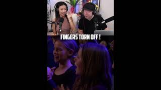 AGT Magic  Magician Sam Huang Rips Off His Fingers Shorts Reaction [upl. by Donelu]