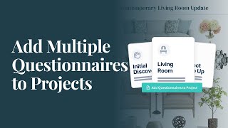 DesignFilesco  Multiple Project Questionnaires [upl. by Buzz49]