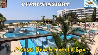 Melissi Beach Hotel amp Spa Ayia Napa Cyprus  2024 Tour Around [upl. by Nrevel789]