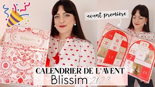 Calendrier de lAvent BLISSIM 2023  UNBOXING 🎄 REVEAL PRIX  ULTRA GÉNÉREUX 🥳  LOdoesmakeup [upl. by Crescint]