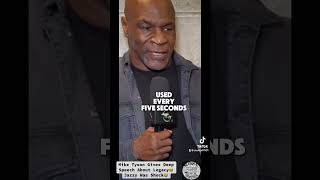 Mike Tyson Gives Deep Speech About Legacy😅miketyson Jazzysworldtv legend [upl. by Raye21]