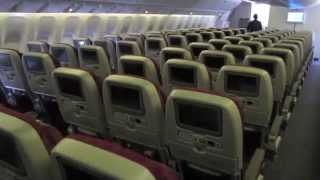 Qatar Airways B777200LR Cabins [upl. by Dnomed]