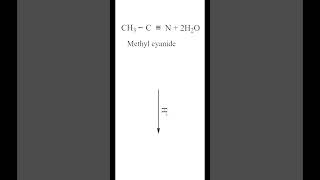 Preparation of Carboxylic acid  Acetic acid  Hydrolysis of Nitriles Acetonitrile  Chemistry 12 [upl. by Nylassej]