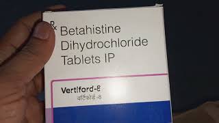 Betahistine dihydrochloride tablet uses in hindi  vertiford 8 syrup uses in hindi [upl. by Elakram]