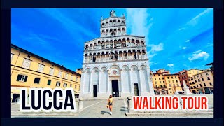 LUCCA ITALY 🇮🇹  TUSCANY HIDDEN GEM  WALKINGTOUR [upl. by Ydnas]