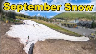 Snowboarding Colorado in September [upl. by Akcimat]