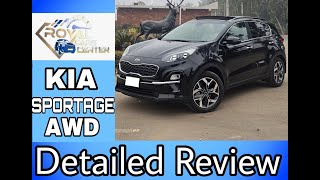 KIA SPORTAGE AWD REVIEW  FEATURES AND DETAIL [upl. by Tebazile952]