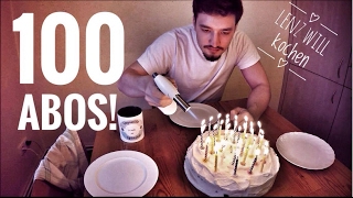 100ABOSTORTE 🍽Zum Kanaljubiläum hab ich ne Torte gebacken und meinen neuen FLAMBIERER getestet [upl. by Walcott144]