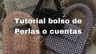 Cómo hacer un bolso de Perlas o cuentas [upl. by Yajeet]