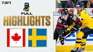 Canada vs Sweden FULL HIGHLIGHTS  2024 World Junior Championship [upl. by Nnairda]